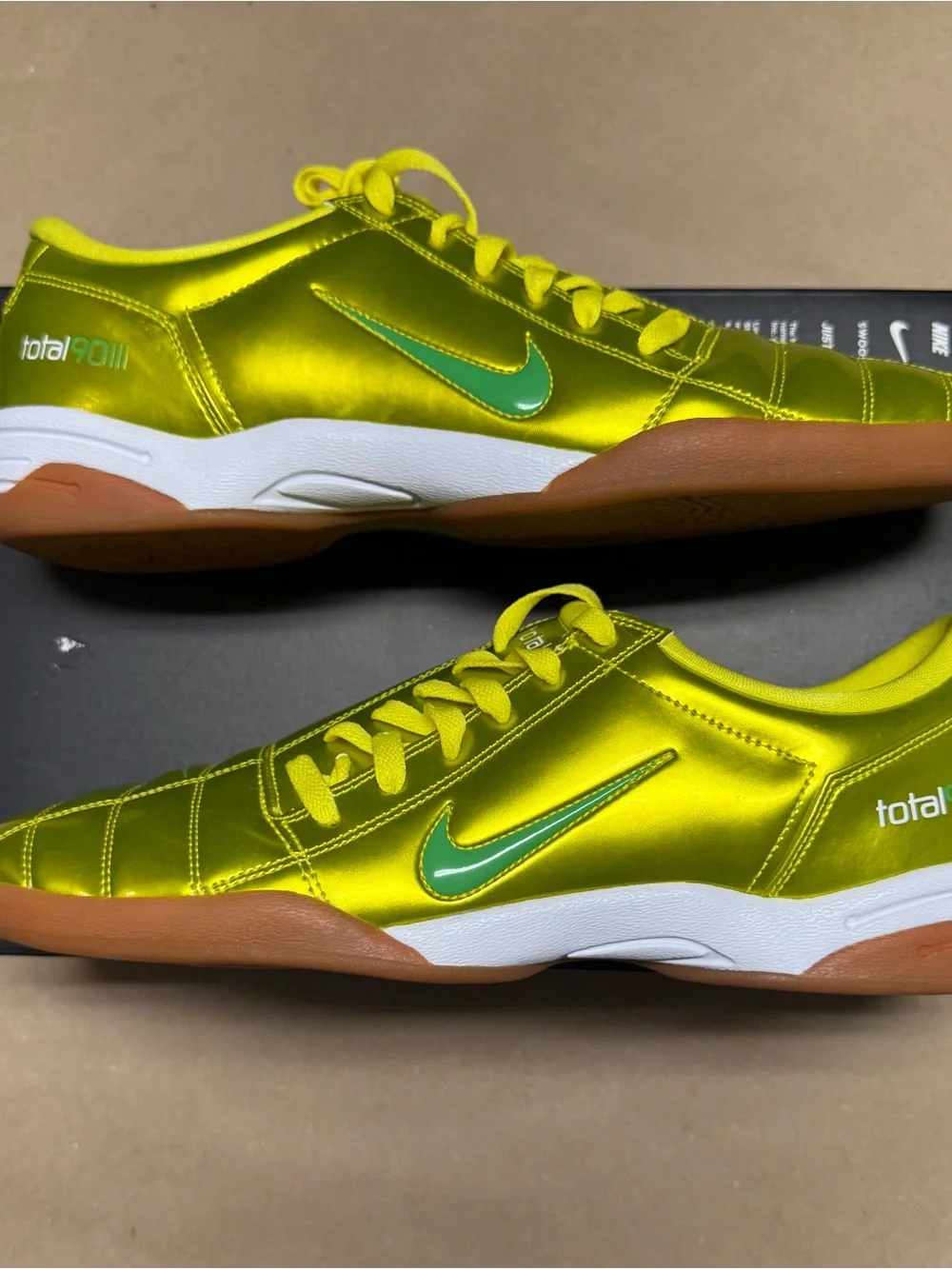 Nike Total 90 3 SP Dynamic Yellow Men’s sz 13 Soccer Shoes NEW